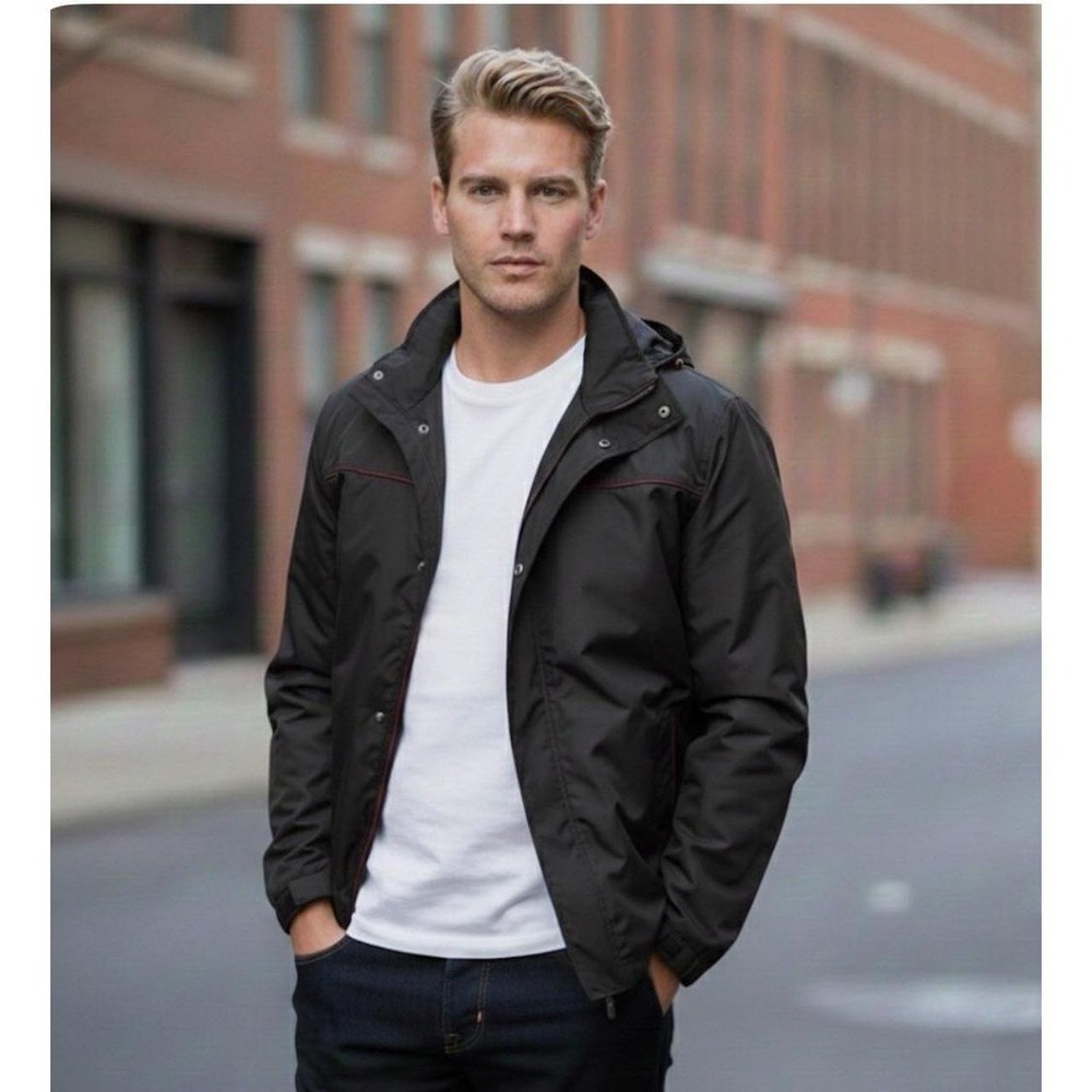 Gorpcore i9 Apparel Parka waterproof jacket black mens large